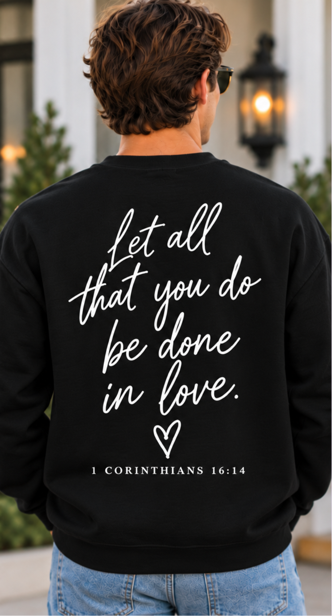 Love Like Reagan Sweatshirt- Black
