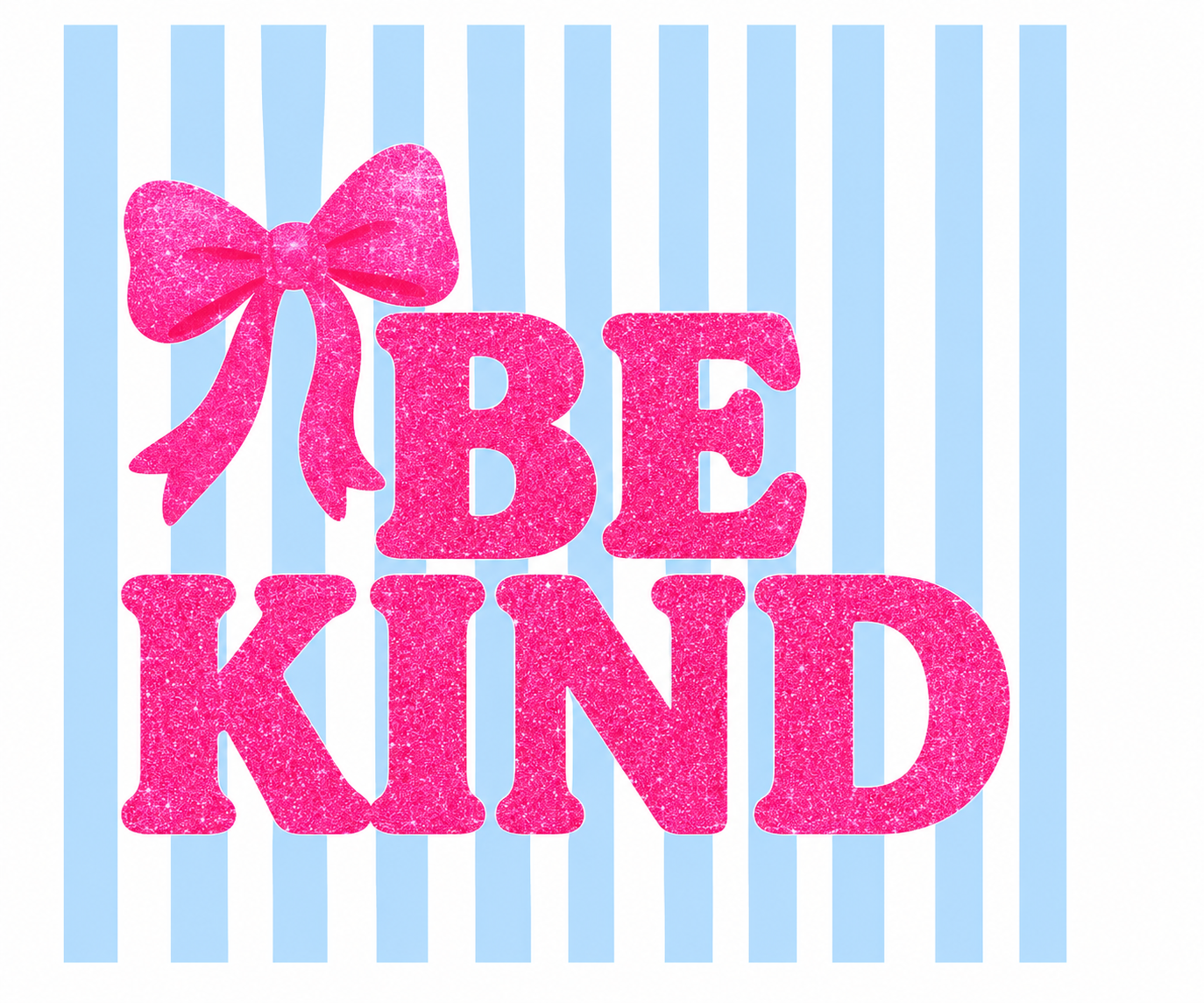 Be Kind Stripe Bow T-Shirt