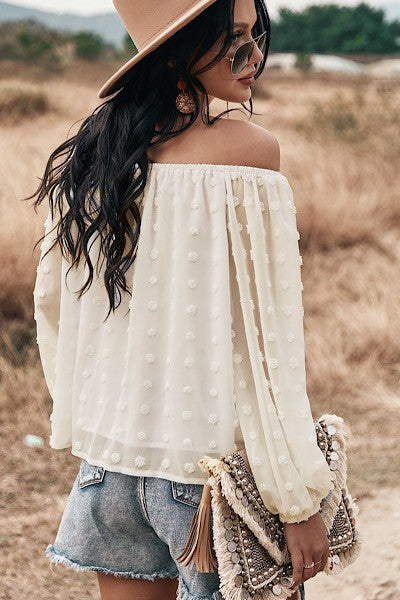 Wish Come True Off the Shoulder Blouse