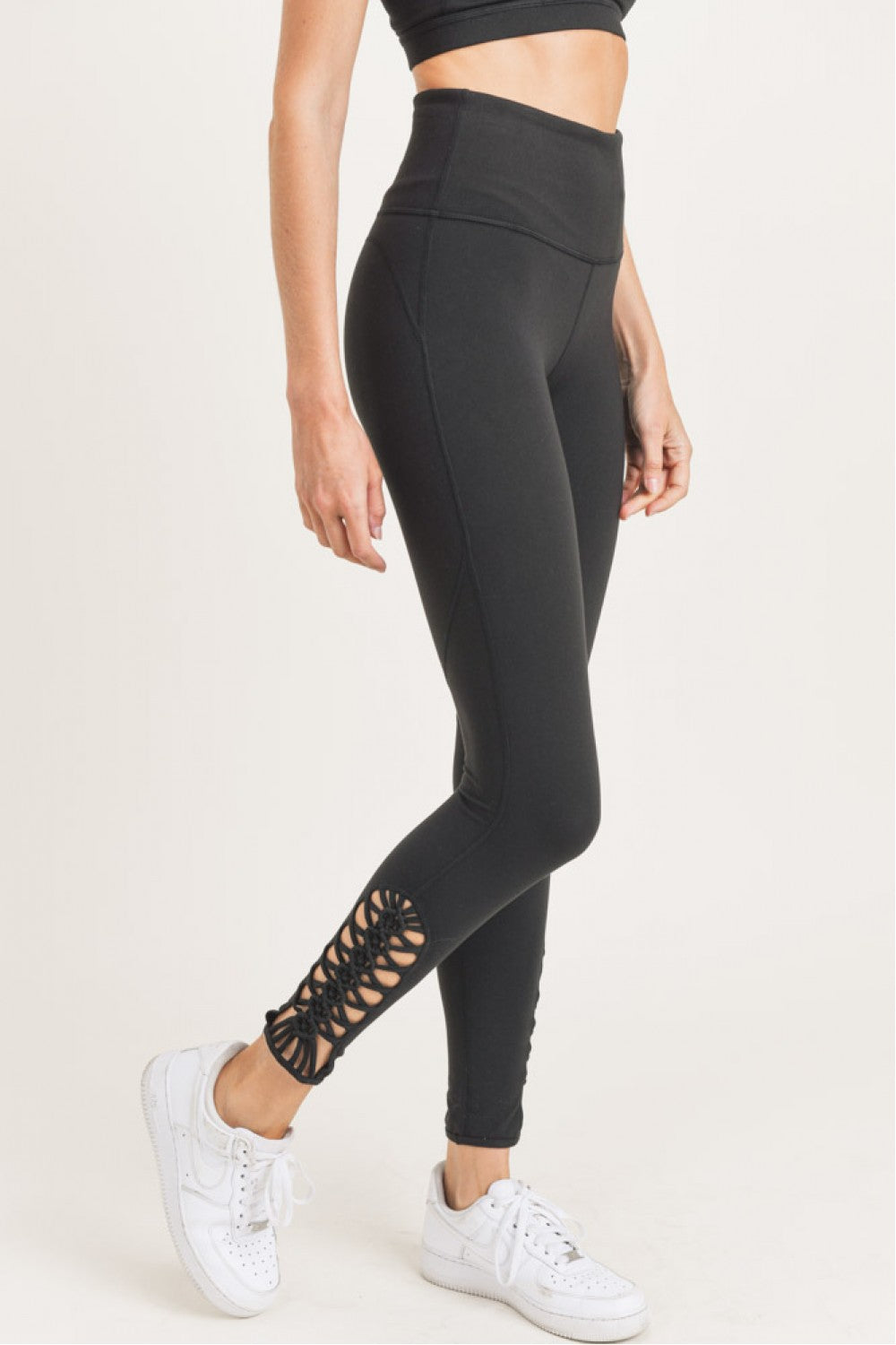 On the Run Braided High Waisted Leggings