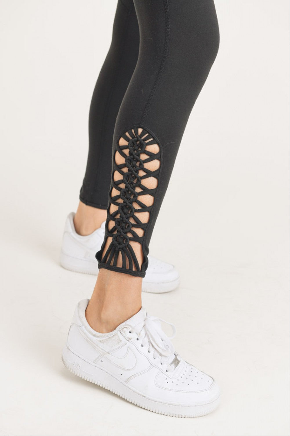 On the Run Braided High Waisted Leggings