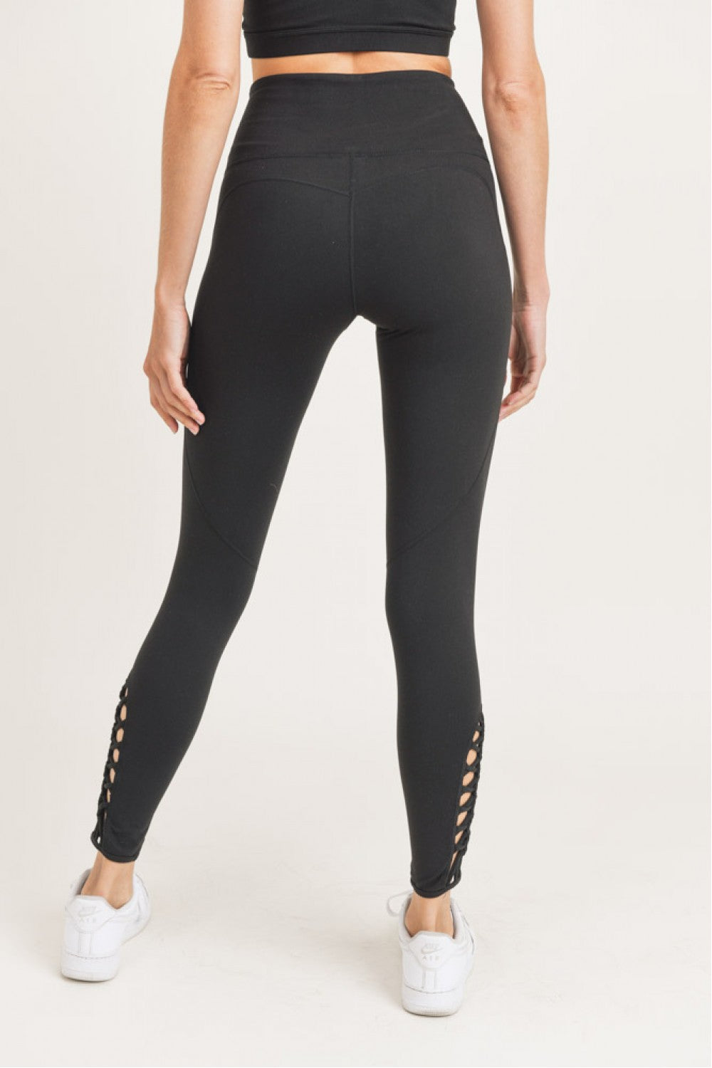 On the Run Braided High Waisted Leggings